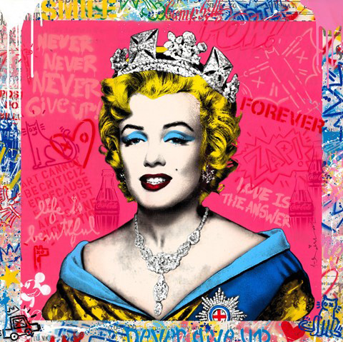 『Queen Marilyn (Pink)』ミスター・ブレインウォッシュ／Mr.Brainwash