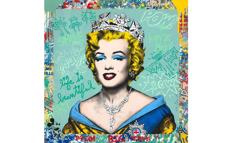 『Queen Marilyn (Blue)』ミスター・ブレインウォッシュ／Mr.Brainwash