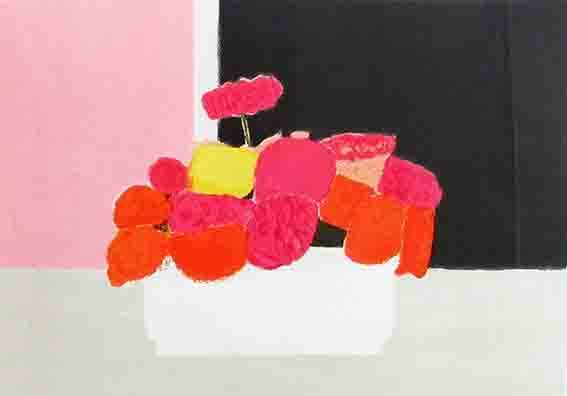 ムスティエの鉢植え』Bernard Cathelin | 絵画、版画の販売「ファイン