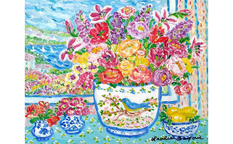 『Cheerful Bouquet』レスリー・セイヤー／Leslie Sayour