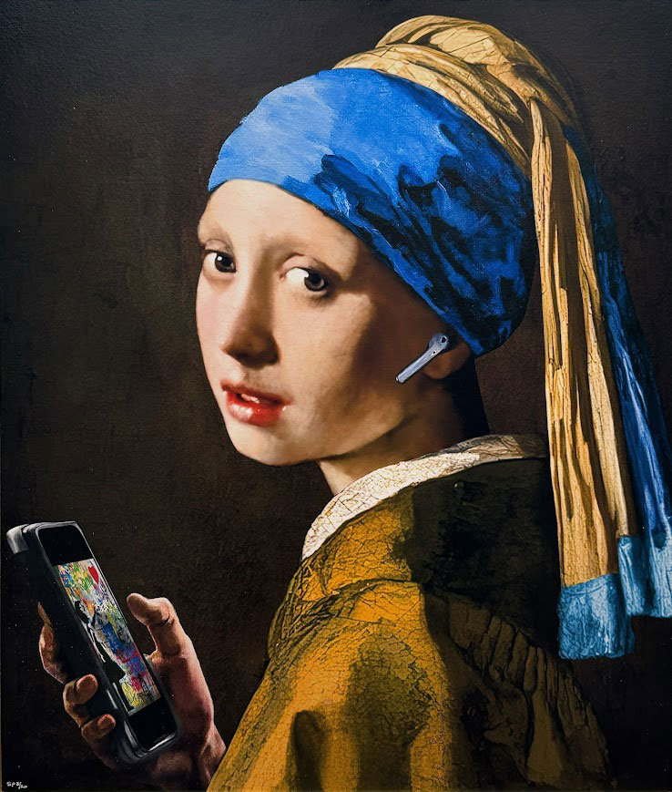 Girl with pearl ear Thing ミスター・ブレインウォッシュ Mr.Brainwash