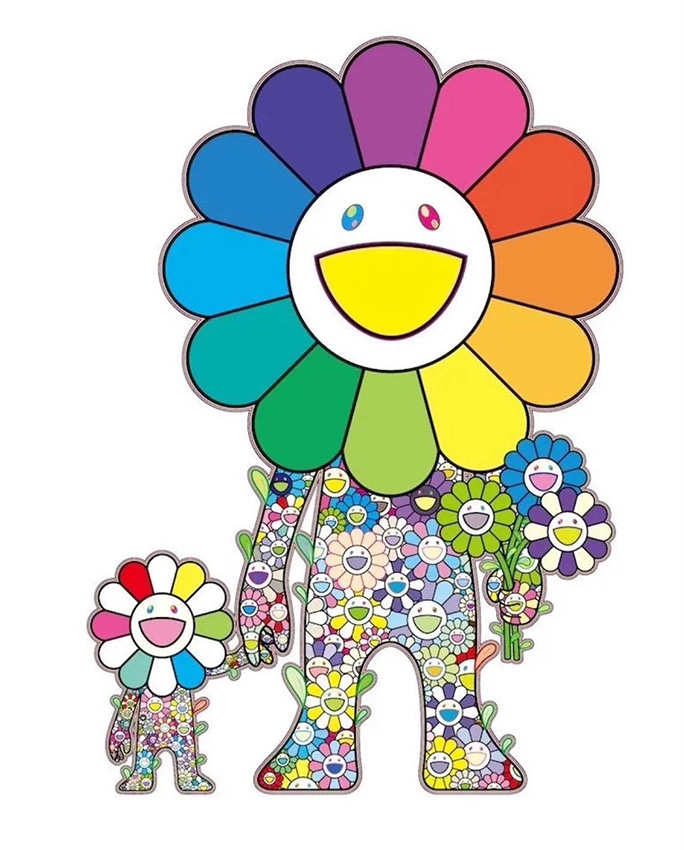 お花の親子 村上隆 Takashi Murakami