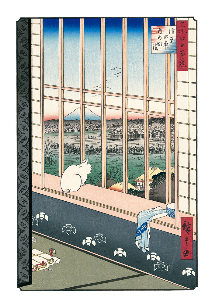 名所江戸百景 浅草田甫酉の町詣 歌川広重 Hiroshige Utagawa  